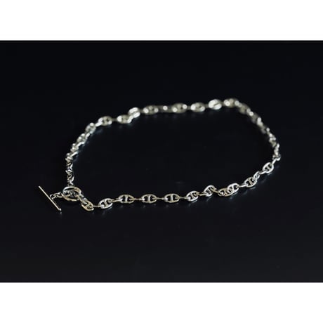 price down !!!!【import factory sample】anchor chain necklace silver