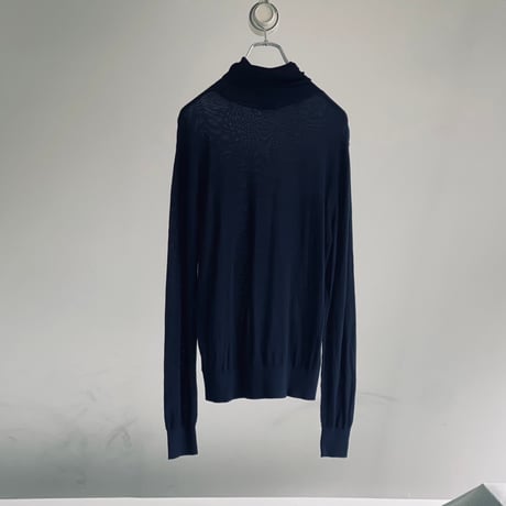 dries van noten turtleneck silk rayon knit