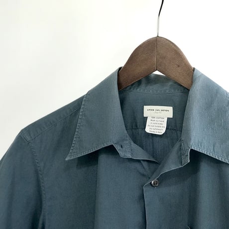 dries van noten open collar shirt
