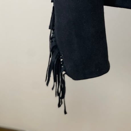 新品 mm6 maison margiela 2020aw fringe jacket  black