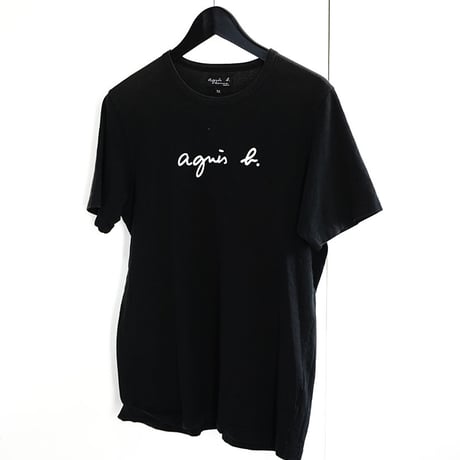 agnès b logo tops