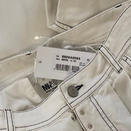 新品 mm6 maison margiela 2020aw flared jeans 42