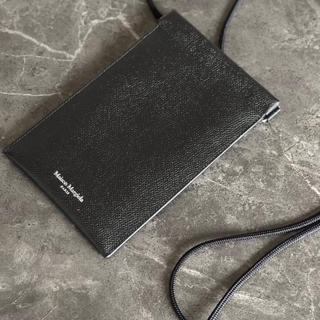 maison margiela leather shoulder pouch