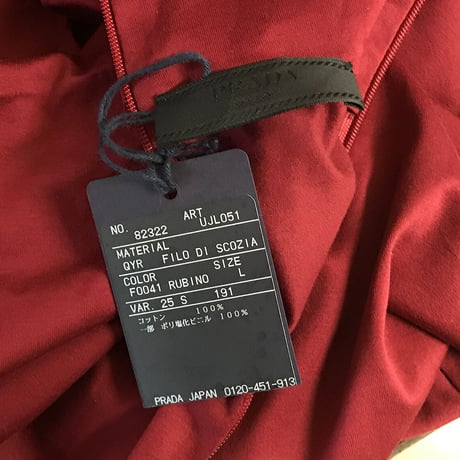 新品 prada 2019ss logo turtleneck L