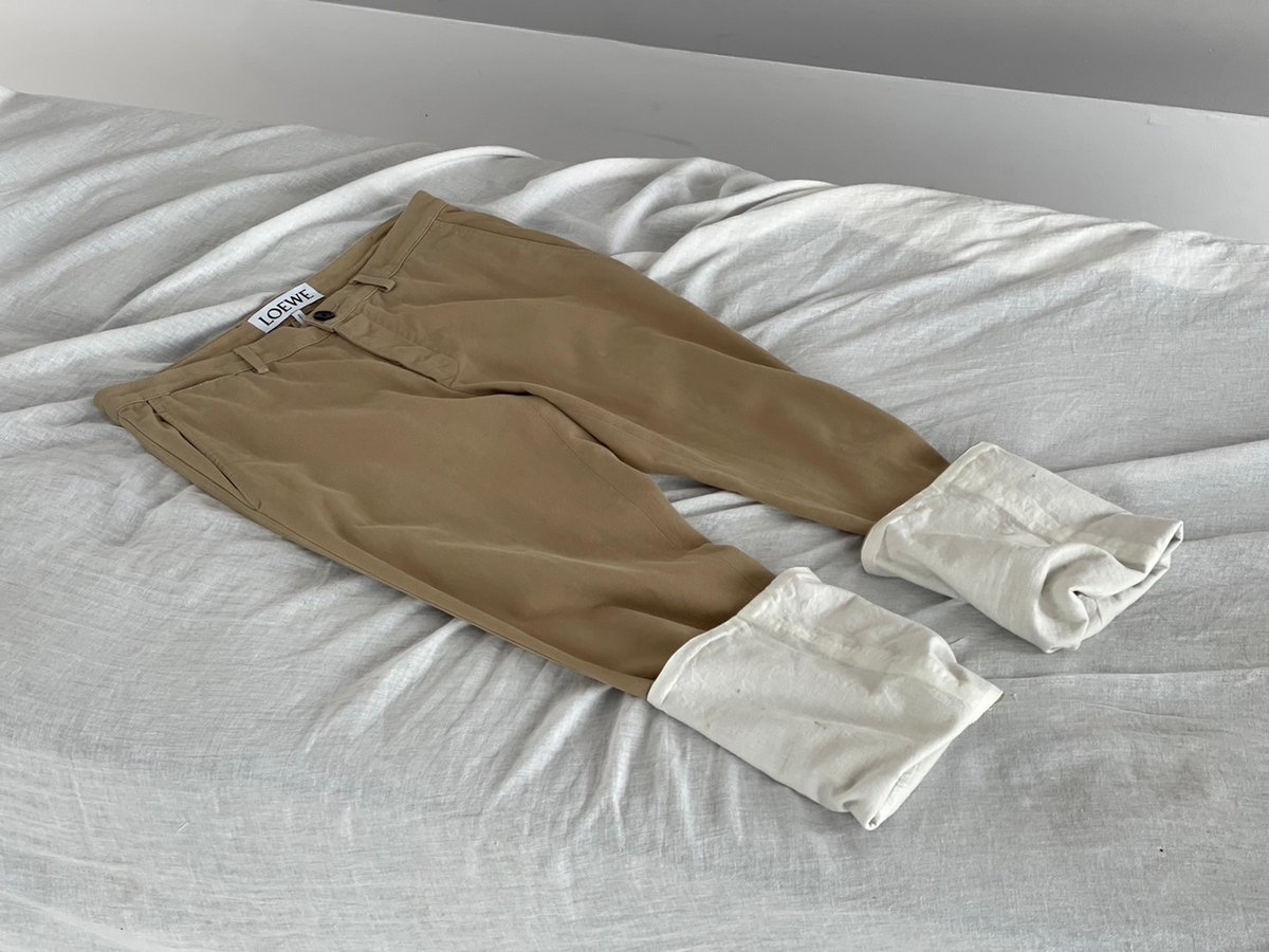 loewe 2022 ss fisherman pants | requality