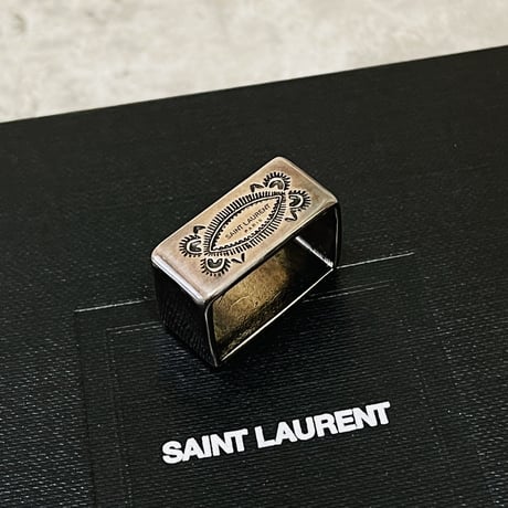 新品 saint laurnt 2021aw signet ring 13号
