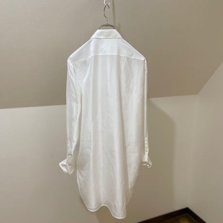新品 2019ss jilsander silk long shirt white 36