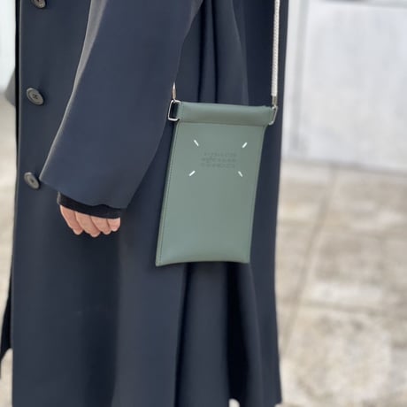 新品 maison margiela 2022 shoulder pouch green