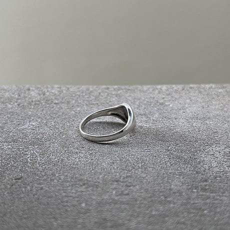 atelier sample silver925 ring"signet" 14号