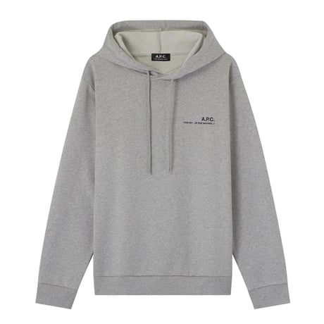 新品 apc 2024ss item logo sweat gray