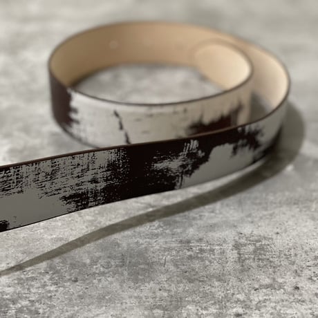 新品 maison margiela 2022aw "penki" leather belt