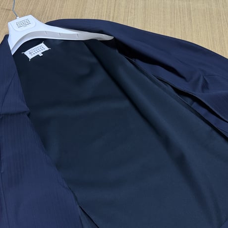 maison margiela collar less jacket