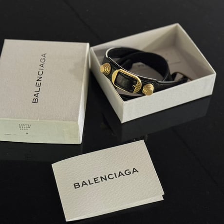 balenciaga leather bracelet