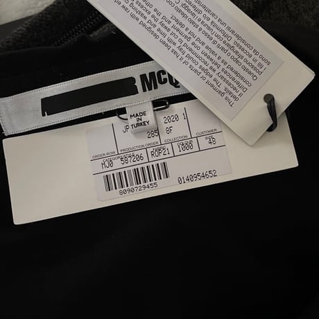新品 mcq alexander mcqueen 2020ss long shirt