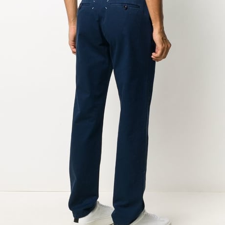 新品 maison margiela 2019ss gabardine  trousers navy 48