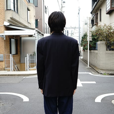 CELINE HOMME tailored jacket navy