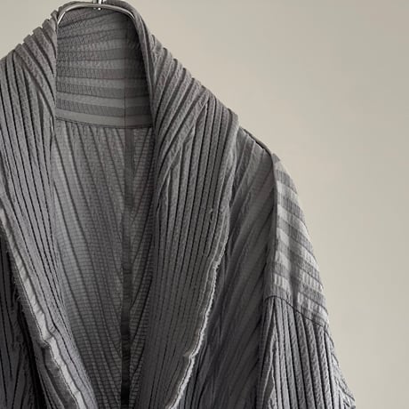 issey miyake shawl collar pleats jacket 2