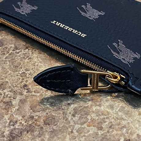 新品 burberry  2020aw leather mini wallet