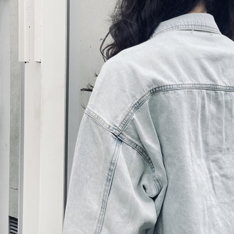新品 nona made in Italy over size denim jacket