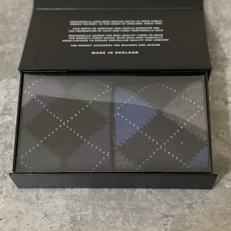 【1-2日で発送】新品 pantherella “英国製”socks ×2 gift box