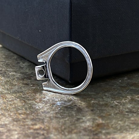 新品 rafsimons 2019ss silver ring 20号