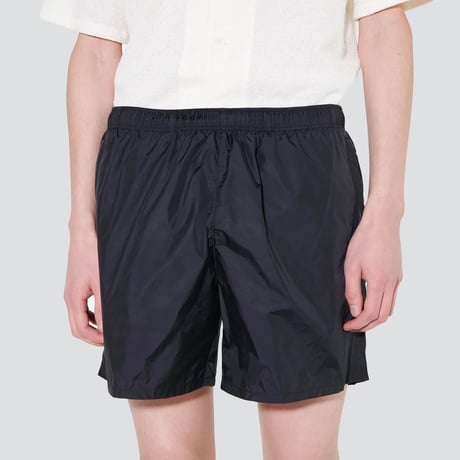 新品 our legacy nylon tech shorts black