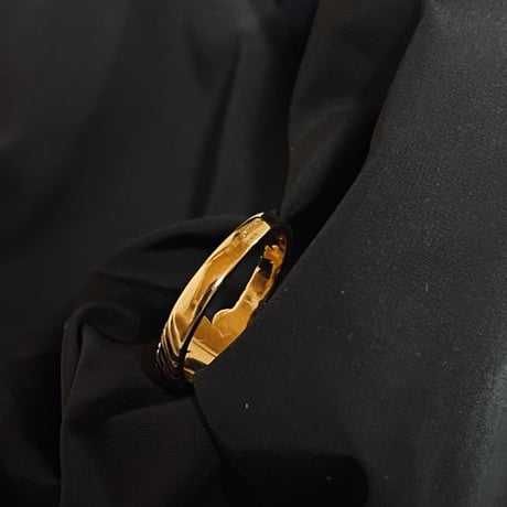 新品 saintlaurent 2021ss ring "b"