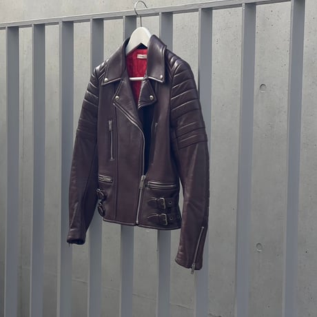 celine leather jacket