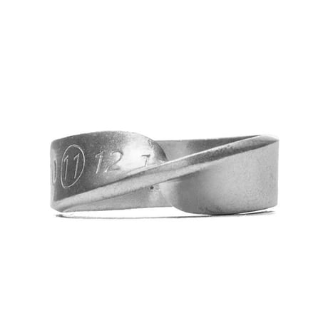 新品 maison margiela 2022aw twist silver ring