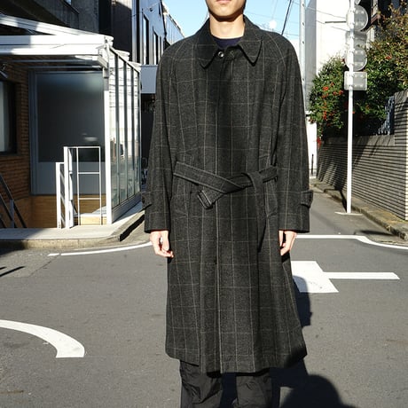 yohji yamamoto AAR check coat