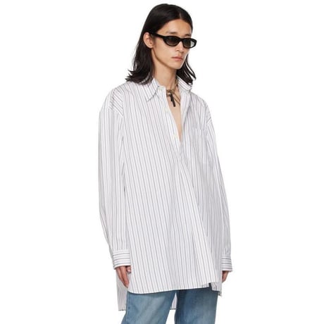 新品 our legacy oversize stripe shirt