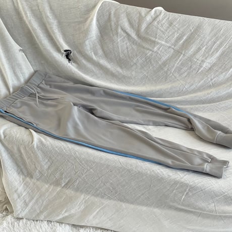 prada technical fabric side line pants