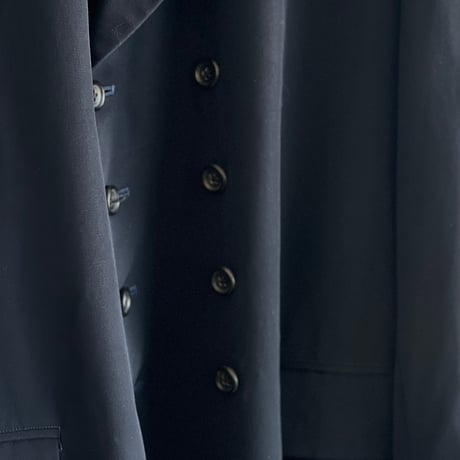 yohji yamamoto pour homme 8 button double jacket