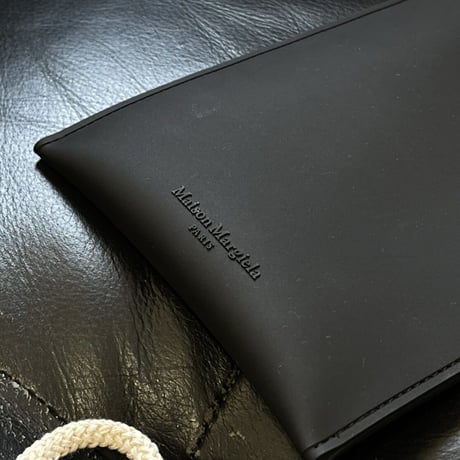 maison margiela shoulder pouch black