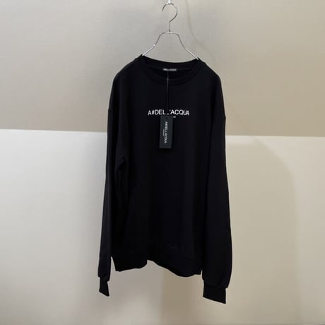 新品 alessandro dell acqua 2020aw over size logo sweat S
