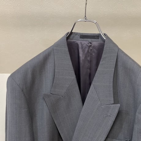 setup suit + hermes necktie #6