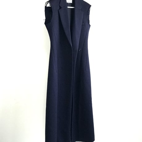 新品 maison margiela sleeveless long coat