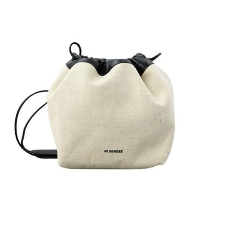 新品 jilsander logo basket shoulder bag