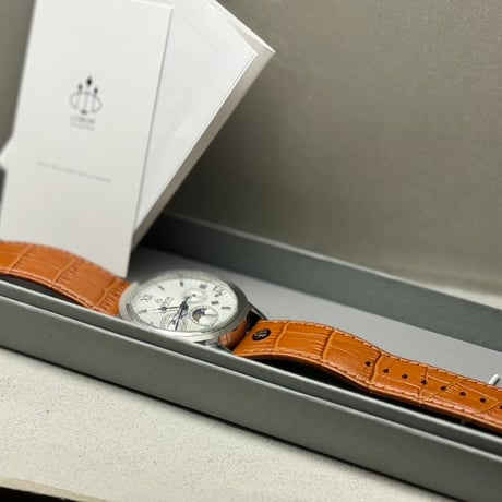 新品 lobor mechanical watch brown