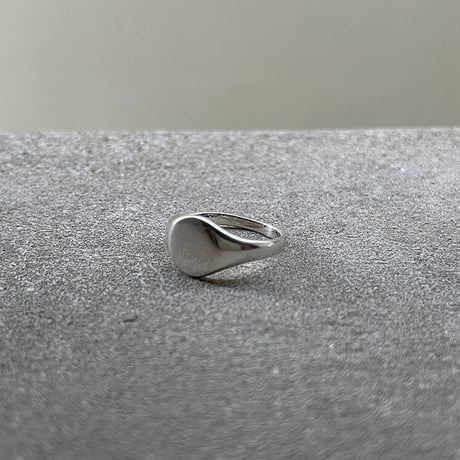 atelier sample silver925 ring"signet" 14号