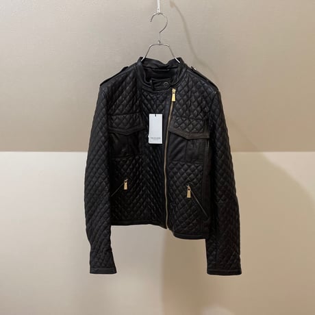 新品 trussardi 2021aw leather jacket