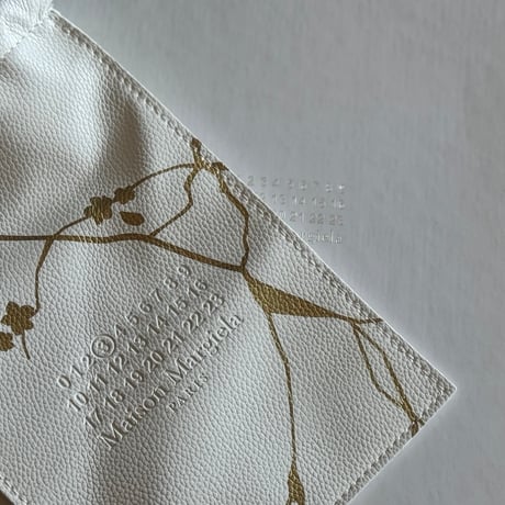 【box付】新品 maison margiela calendar tag "巾着" pouch