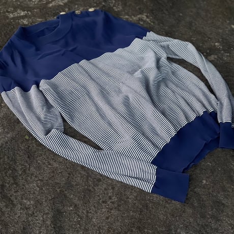 maison margiela shoulder button knit