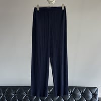 issey miyake pleats pants black