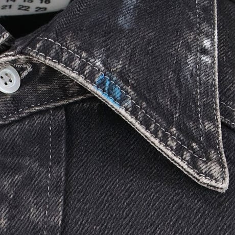 新品 maison margiela 2022aw paint splatter denim 39