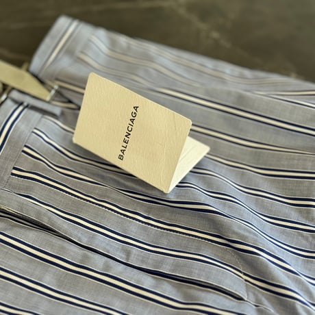 balenciaga wide stripe pants