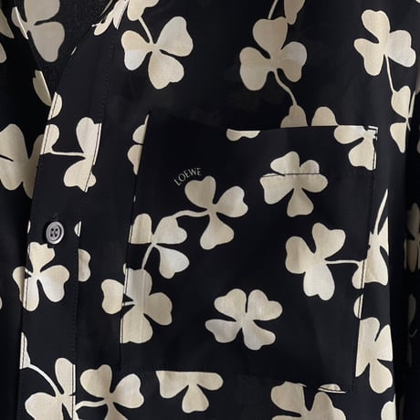 loewe 2023ss viscose logo long shirt