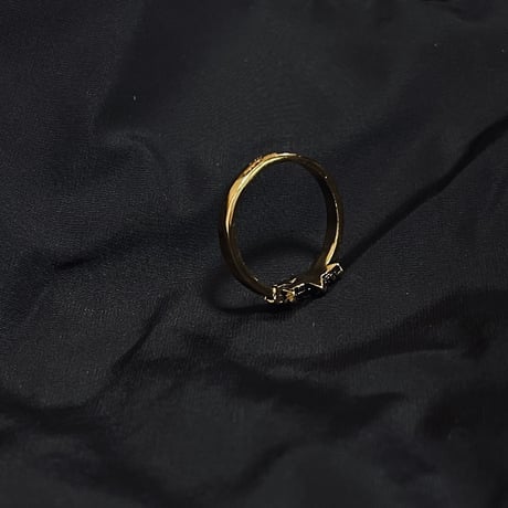 新品 saintlaurent 2021ss ring "c"