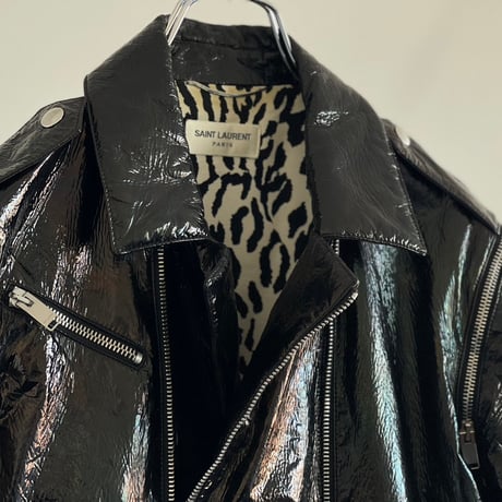 saint laurent paris by hedi slimane double riders jacket