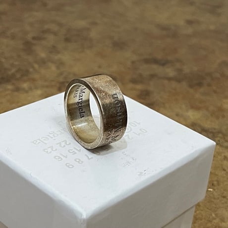 新品 maison margiela 2020aw reverse logo ring 23号